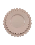Scalloped Plate, Pink