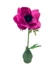 Handmade Paper Anemone, Hot Pink