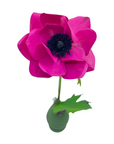 Handmade Paper Anemone, Hot Pink