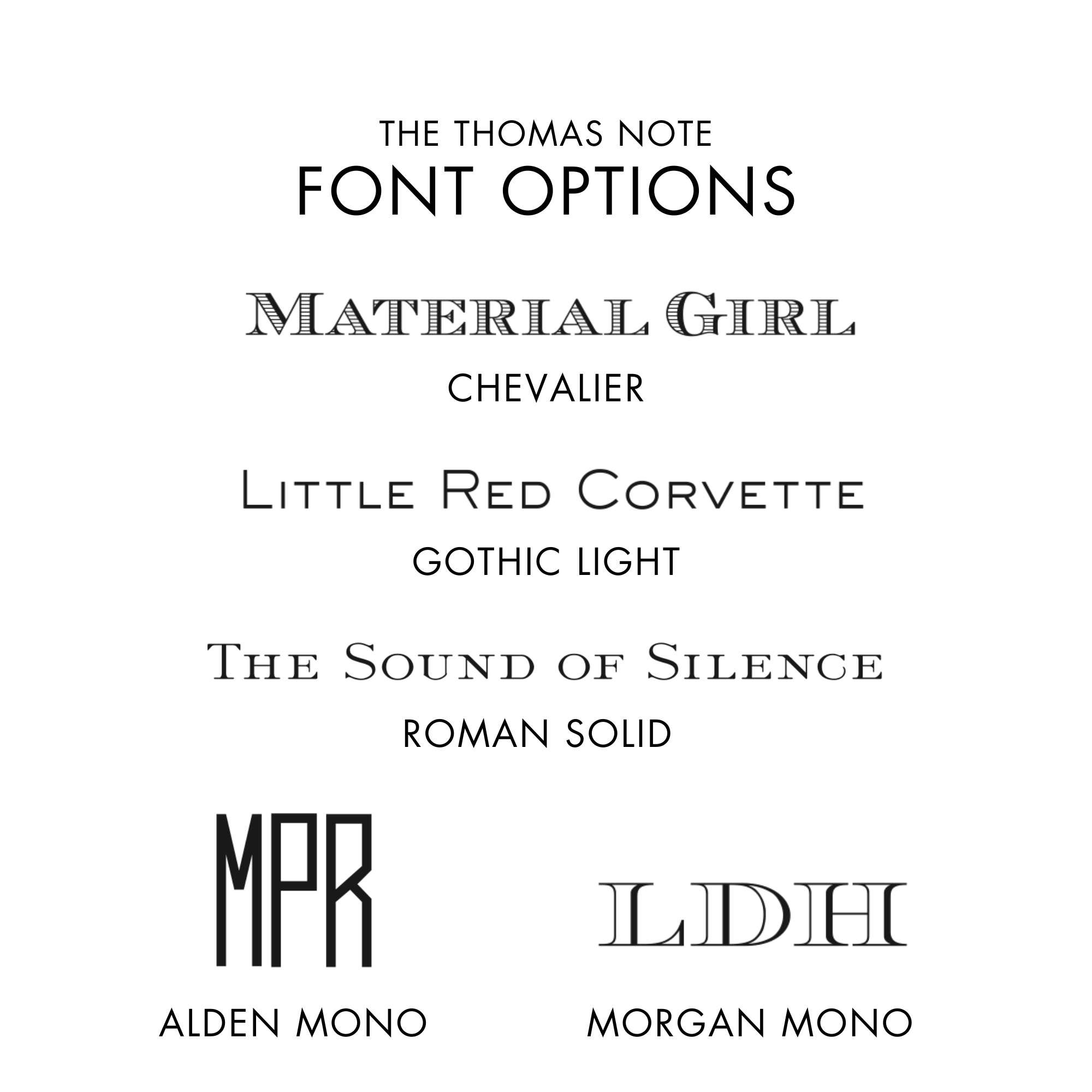 The Thomas Note