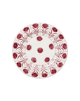 Daisy Plate, Burgundy