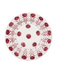 Daisy Plate, Burgundy