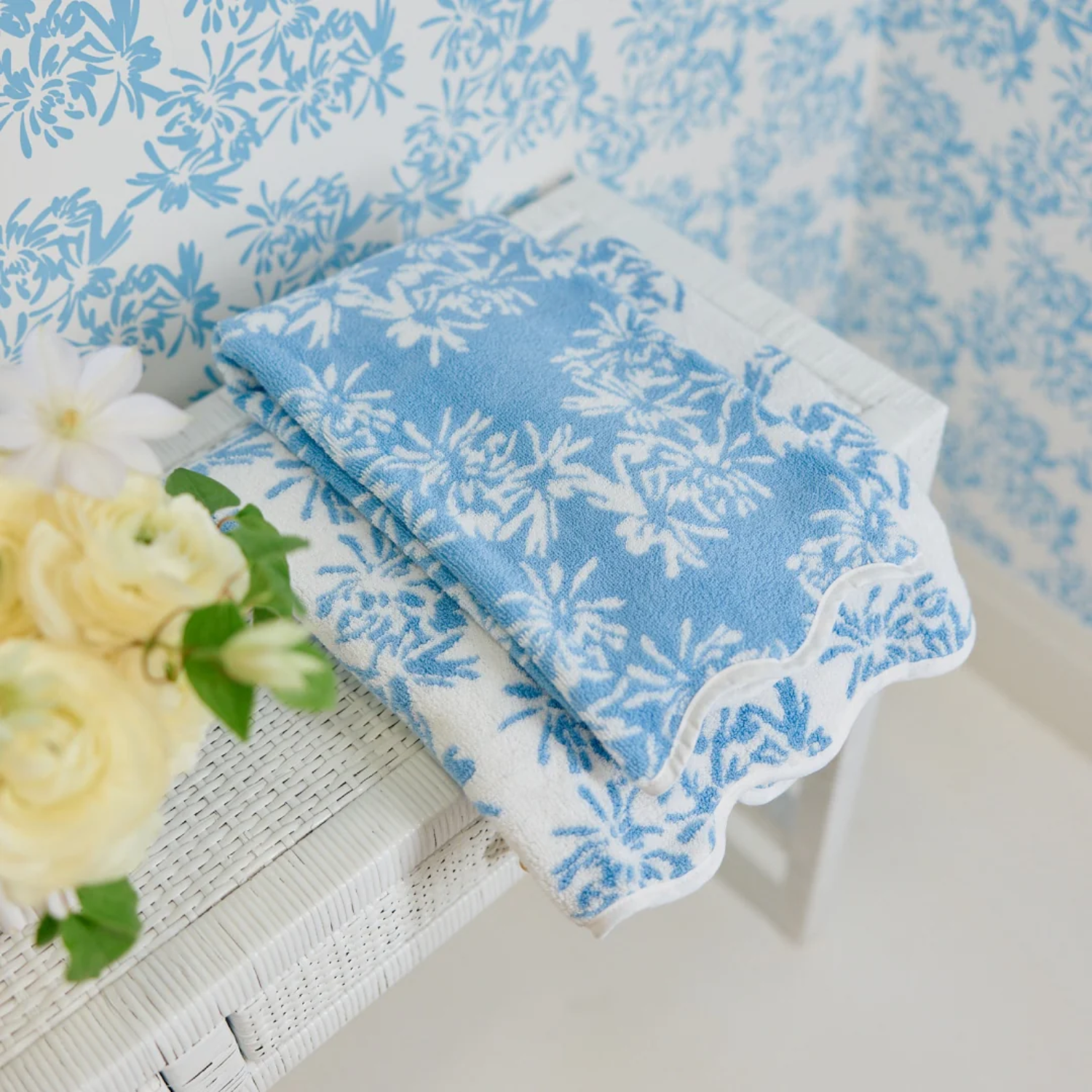 Cornflower Blue Bath Bundle, 8 pc set