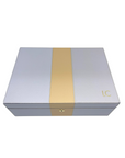 Platinum Leather Jewelry Box, Custom BiColor