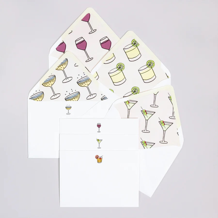 Happy Hour Notecard Set