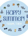 Happy Summer Stickers