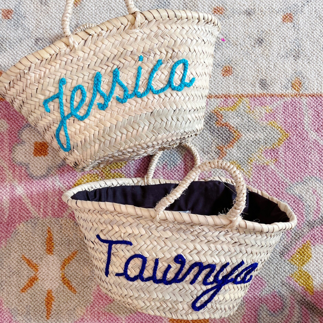 Mini Woven Name Bag, Custom
