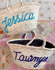 Mini Woven Name Bag, Custom
