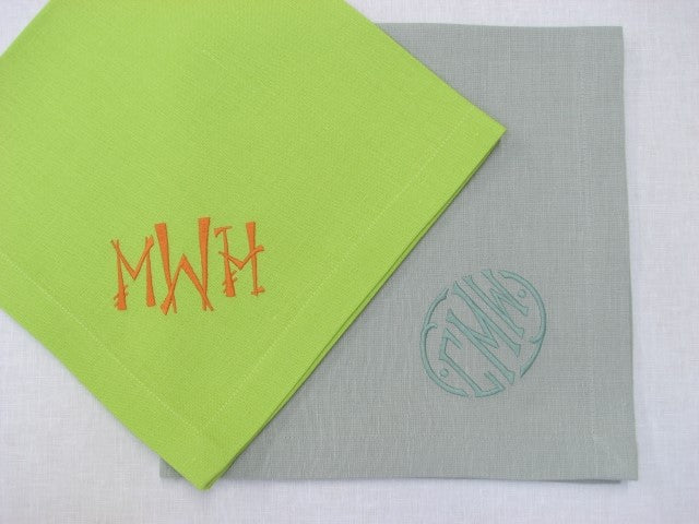 Custom Linen Dinner Napkins (Set of 2)