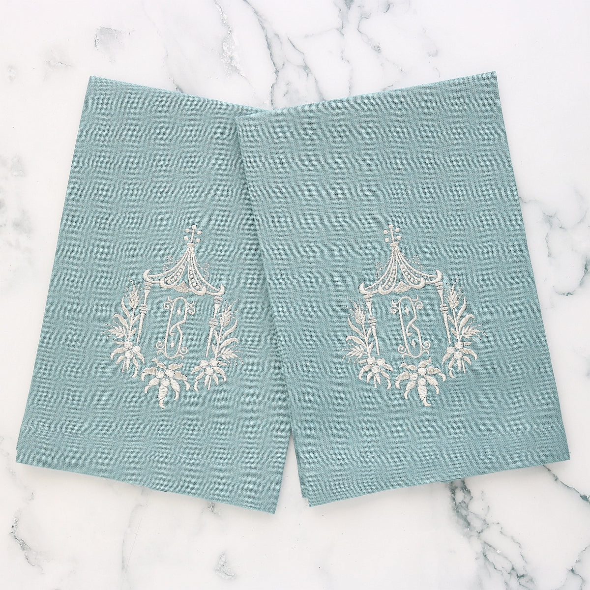 Custom Linen Guest Towels (Set of 3)