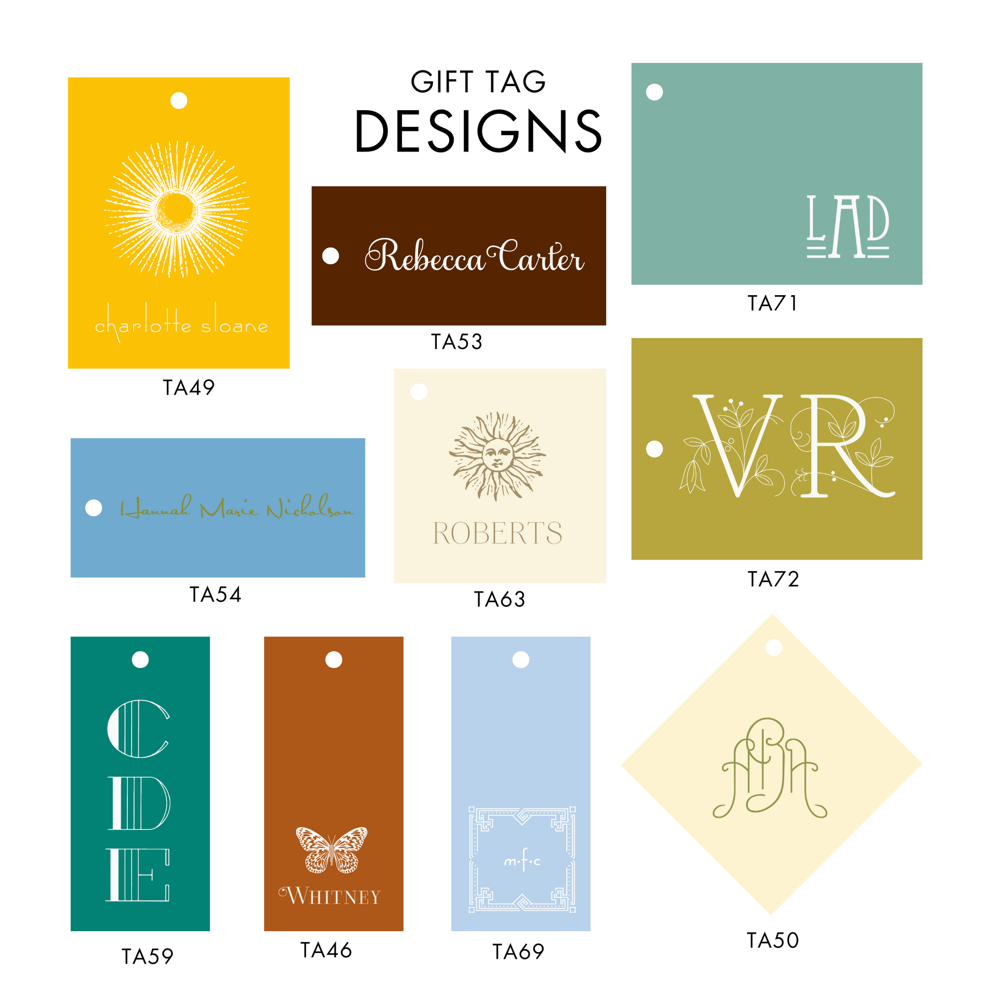 2025 Engraved Gift Tag Special