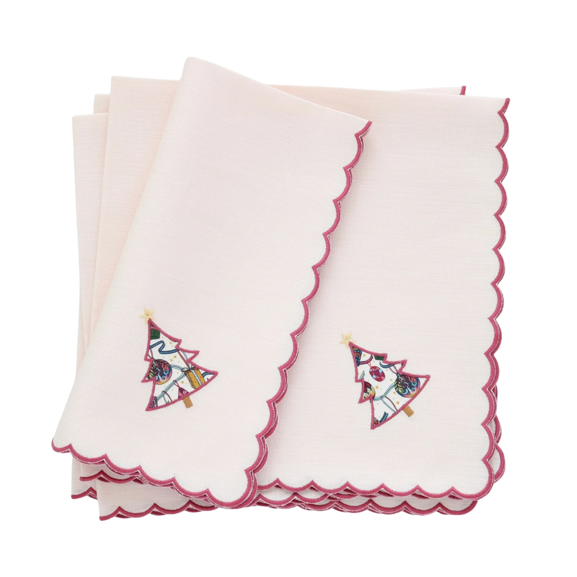 Liberty Christmas Tree Dinner Napkins, Set of 4