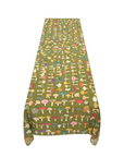 Fungi Rectangular Tablecloth, Green