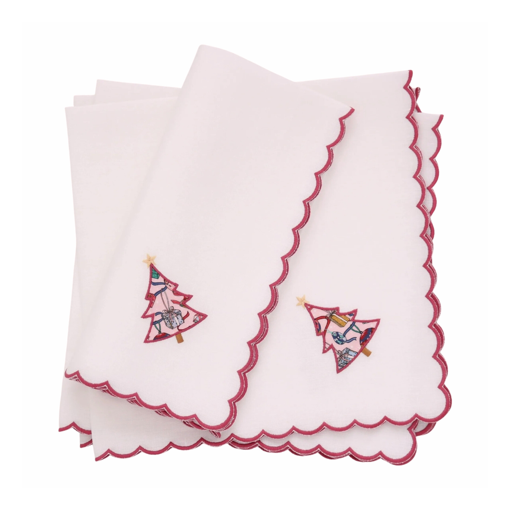 Liberty Christmas Tree Dinner Napkins, Set of 4