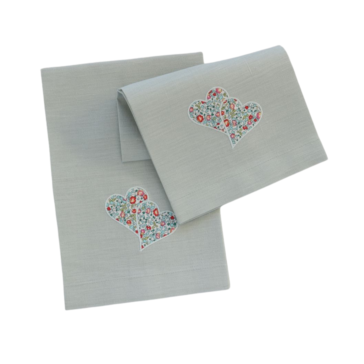 Liberty Heart Guest Towels, Set of 2