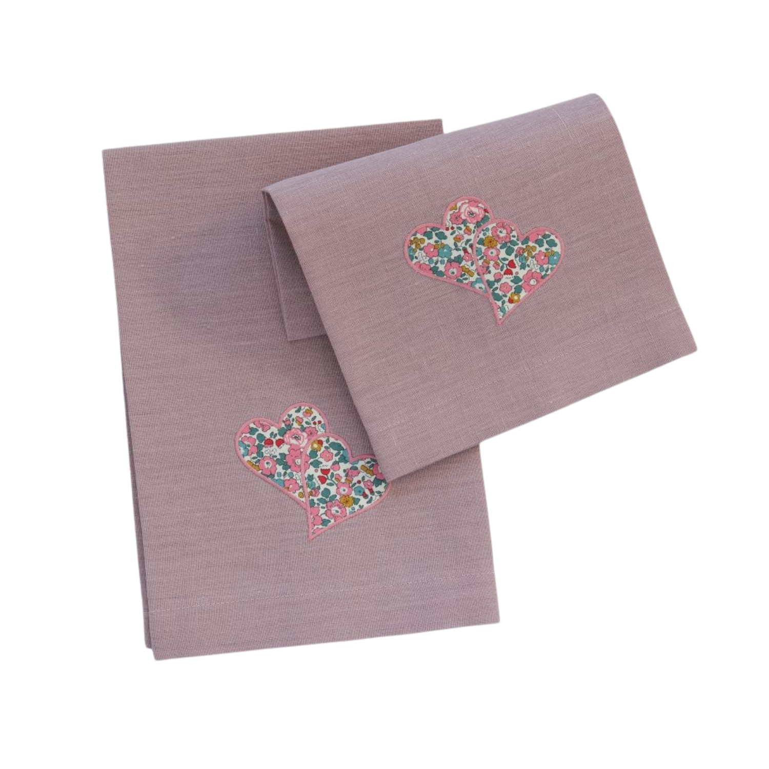 Liberty Heart Guest Towels, Set of 2