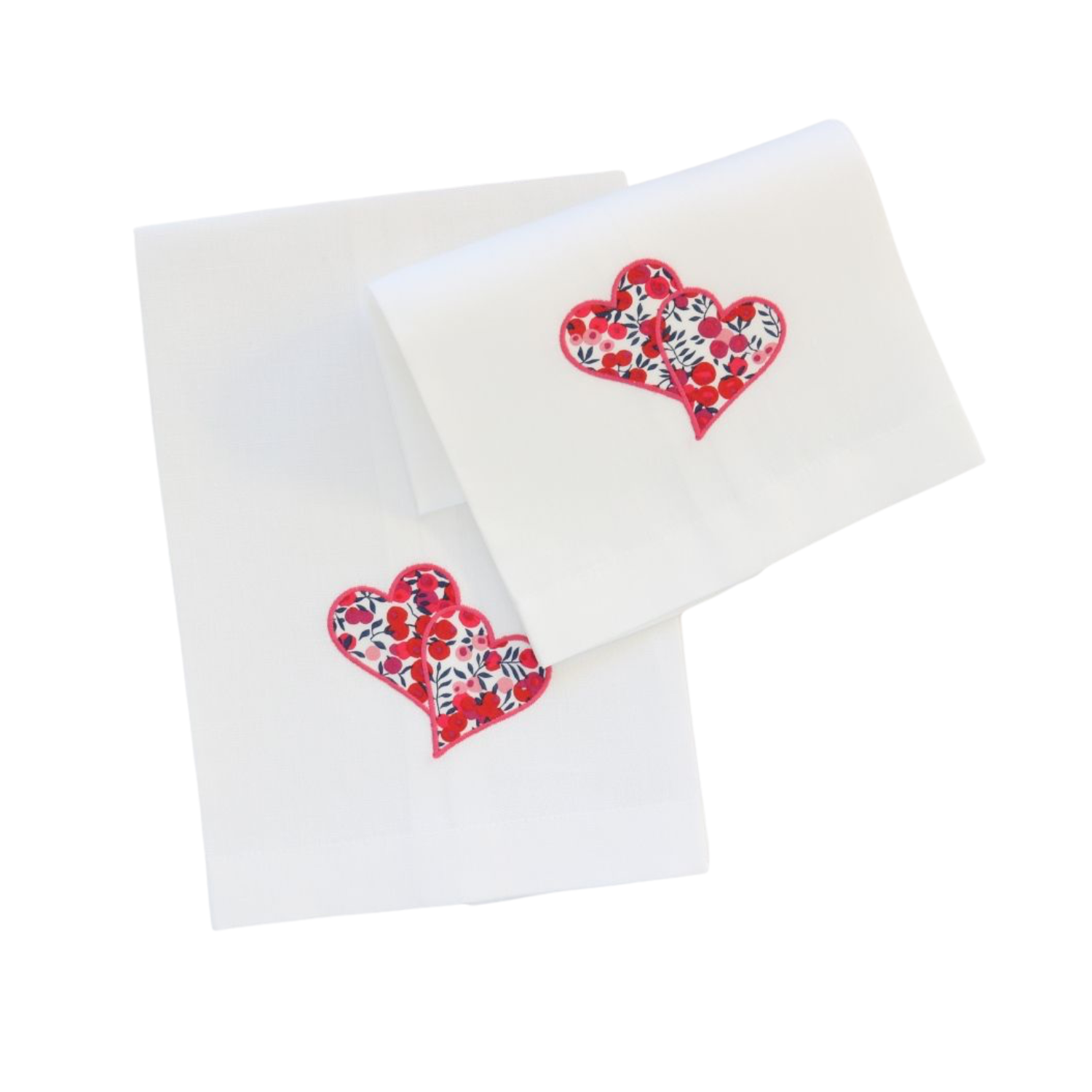 Liberty Heart Guest Towels, Set of 2