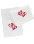 Liberty Heart Guest Towels, Set of 2