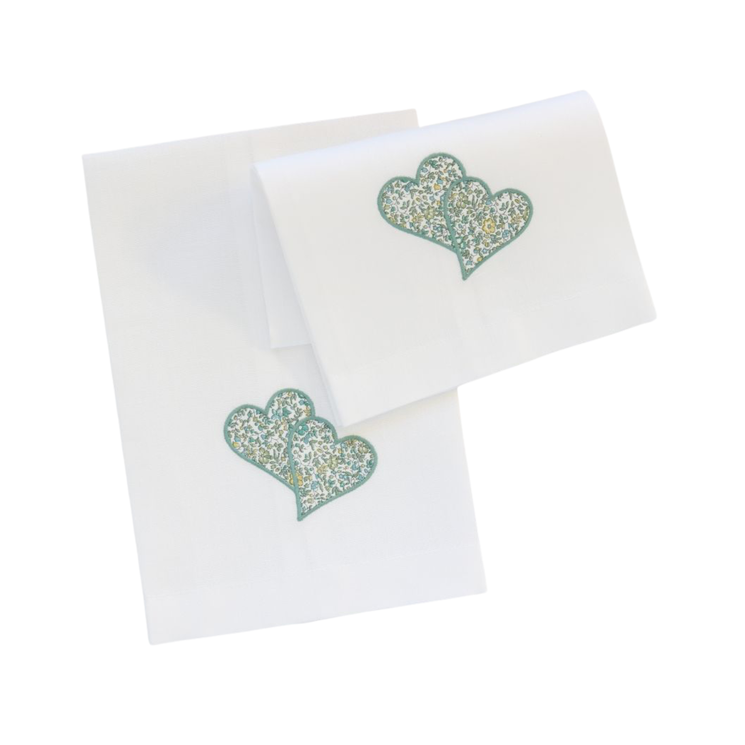 Liberty Heart Guest Towels, Set of 2