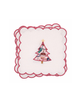 Liberty Christmas Tree Cocktail Napkins, Set of 4