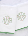 Monogrammed Hand Towels, Custom
