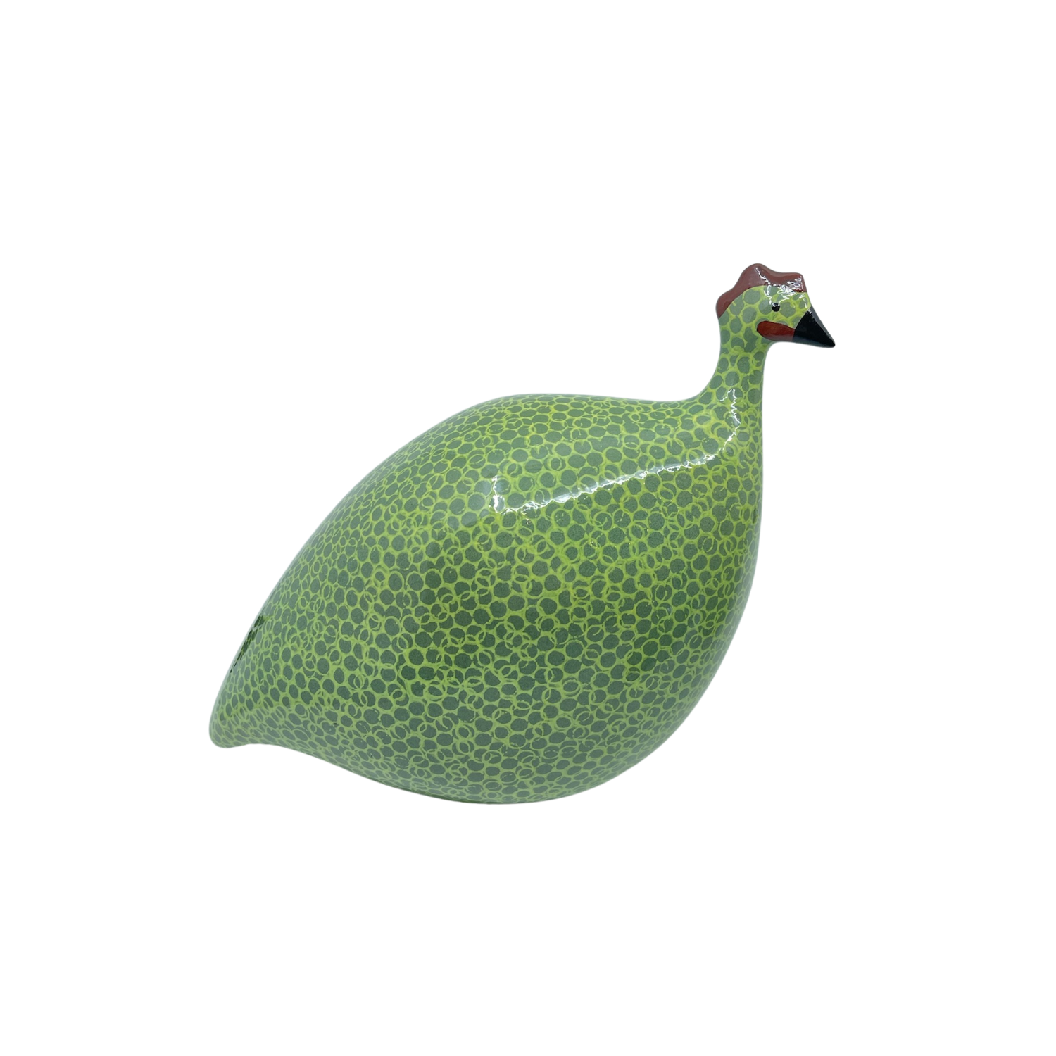 Guinea Fowl, Green Spotted Yellow