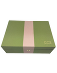 Platinum Leather Jewelry Box, Custom BiColor