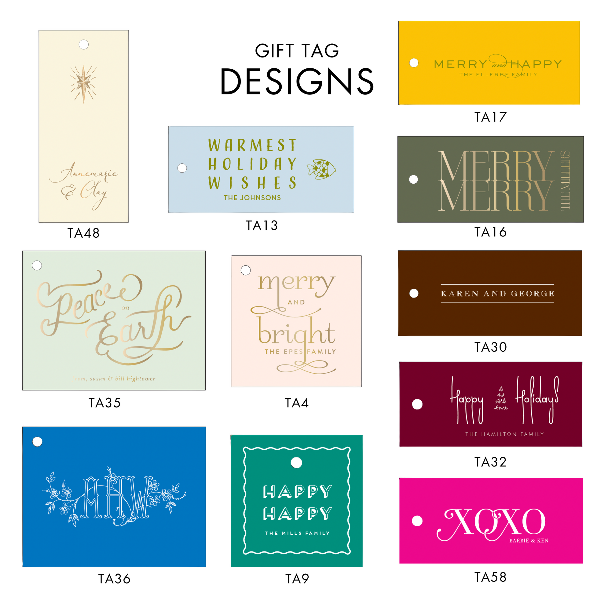 2025 Engraved Gift Tag Special