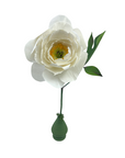 Handmade Paper Peony, Off White