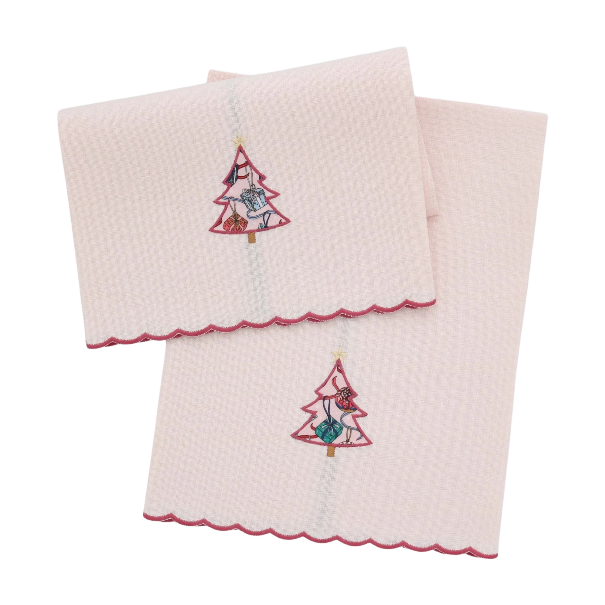 Liberty Christmas Tree Guest Towels, Set of 2