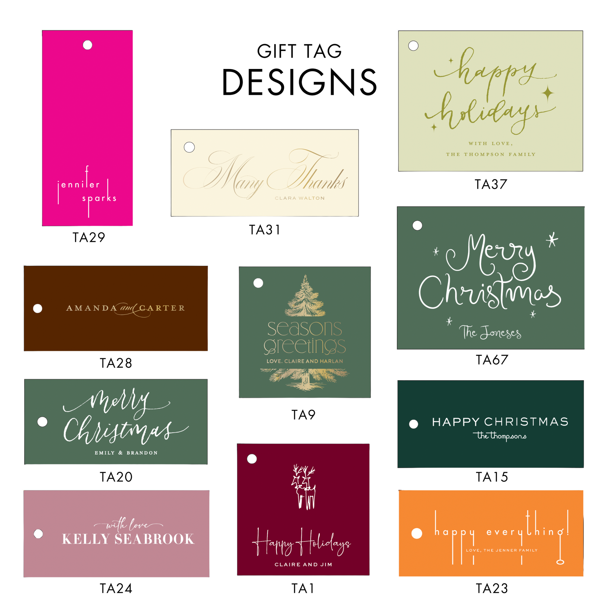 2025 Engraved Gift Tag Special