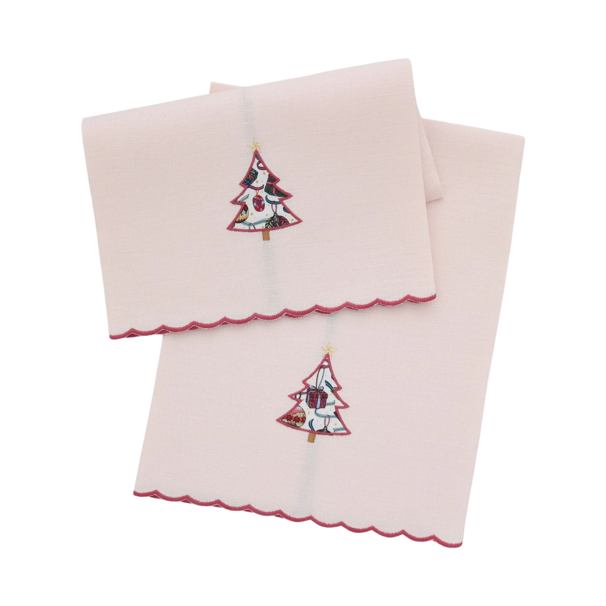 Liberty Christmas Tree Guest Towels, Set of 2