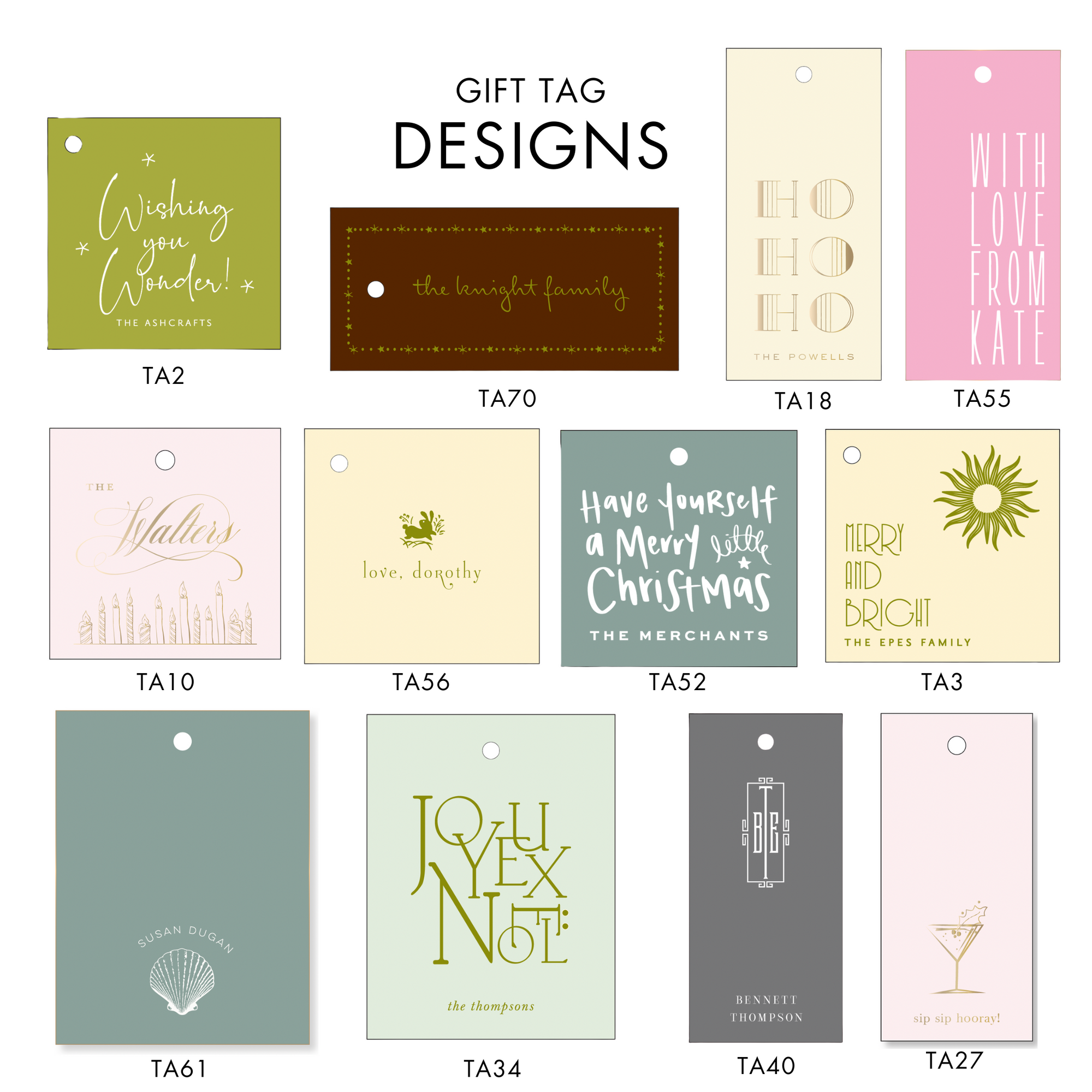 2025 Engraved Gift Tag Special