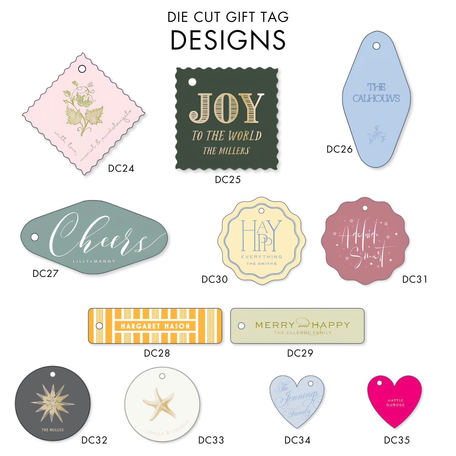 2026 Engraved Gift Tag Special