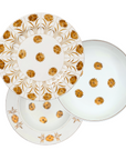 Daisy Soup Plate, Rust