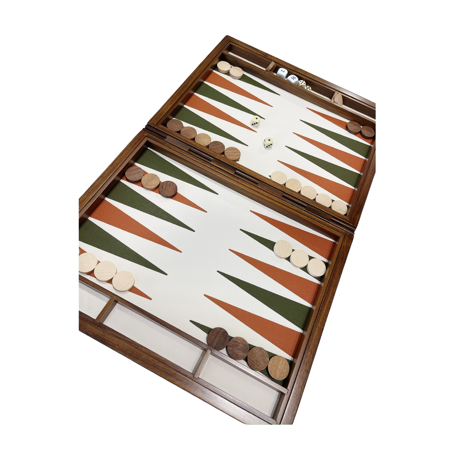 Leather Backgammon Set