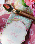 Scalloped Menu Cards