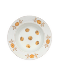 Daisy Soup Plate, Rust