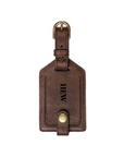 Campaign Leather Luggage Tag, Custom