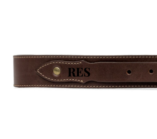 Campaign Leather Ranger Belt, Custom