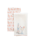 Linen Cocktail Guest Towel, Set of 2