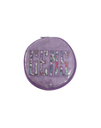 Lavender Linen Cosmetic Case with Liberty Appliqué