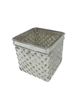 Woven Metal Square Basket, Medium