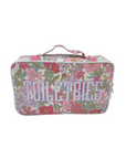 Clarabelle Cosmetic Case with White Appliqué