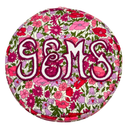 4" Round Zip Case "GEMS"