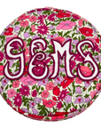 4" Round Zip Case "GEMS"