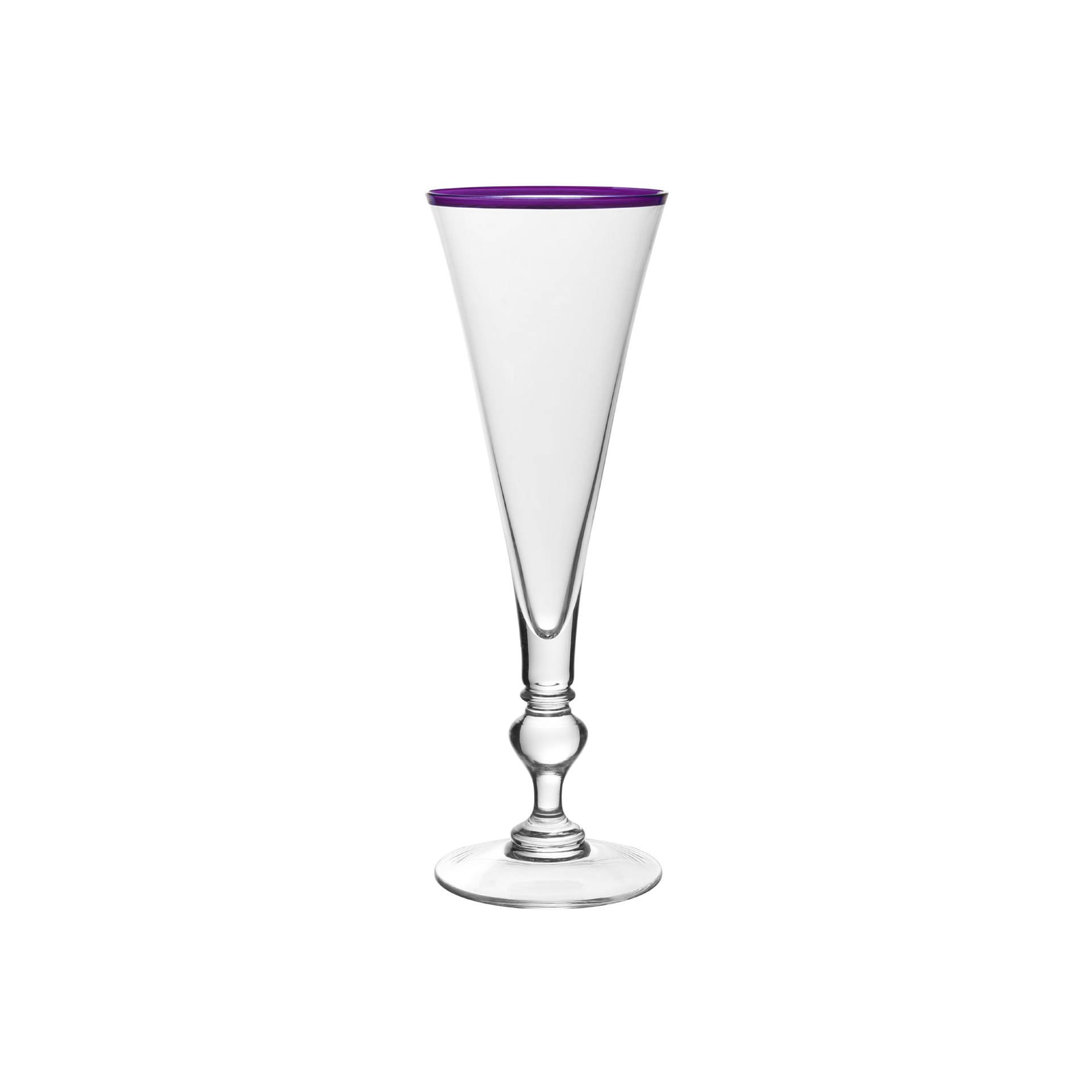 Amethyst Siena Champagne Flute