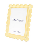 5x7" Yellow Scallop Frame