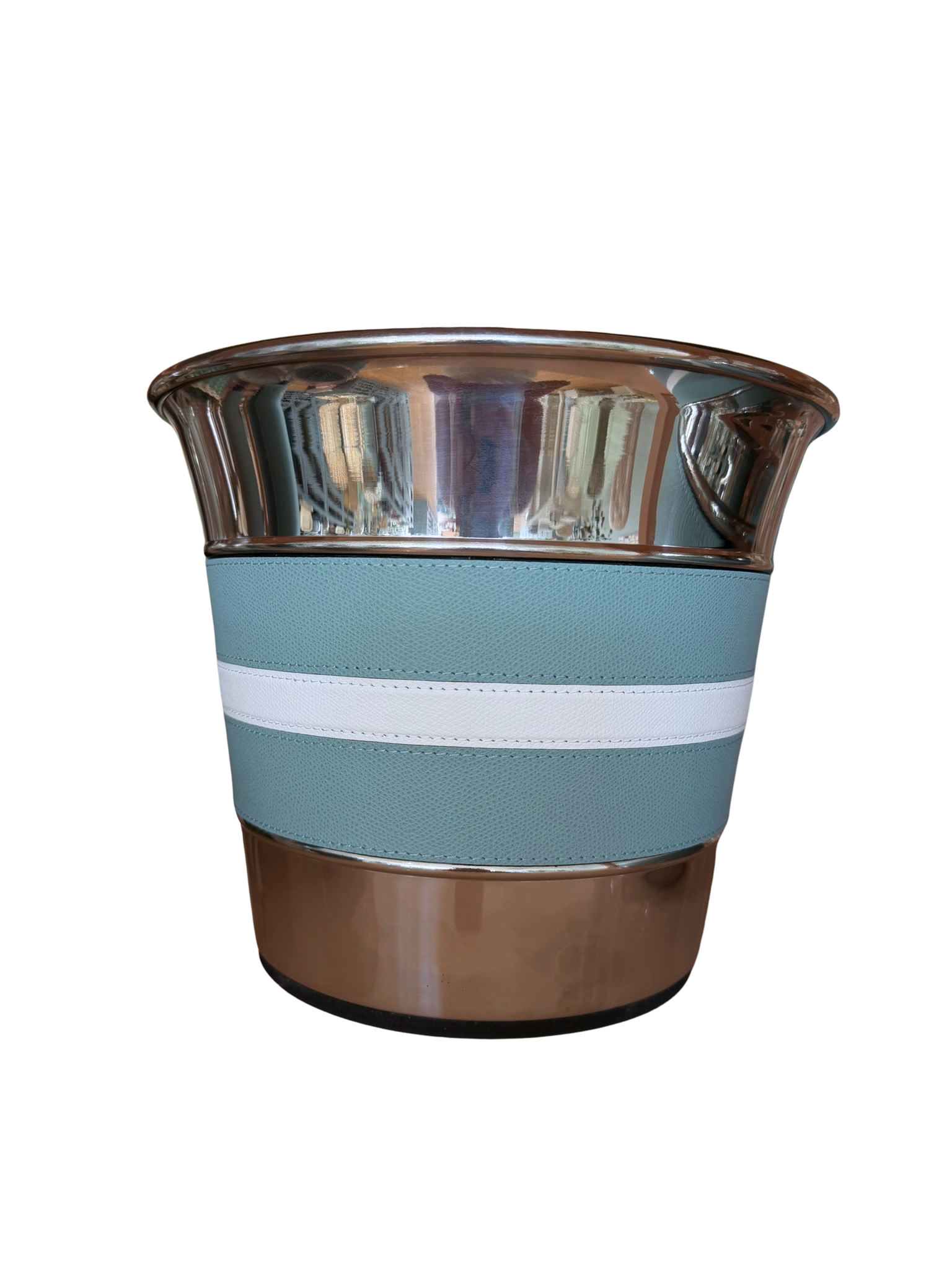 Ocean Leather Champagne Bucket, Small
