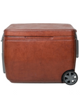 Leather Coolbox on Wheels, 70L